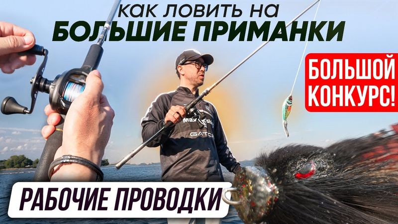 Как ловить на большие приманки. Правильные проводки | Серия 5