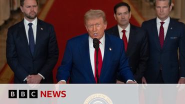 President Trump says US has bombed Iran nuclear sites | BBC News