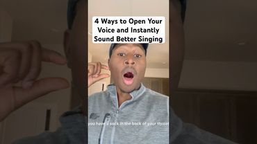 4 Ways to Open Your Voice and Sound Better Singing!