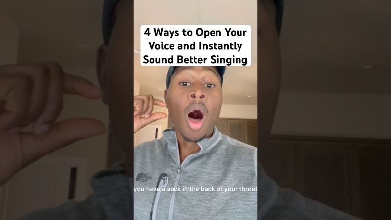 4 Ways to Open Your Voice and Sound Better Singing!