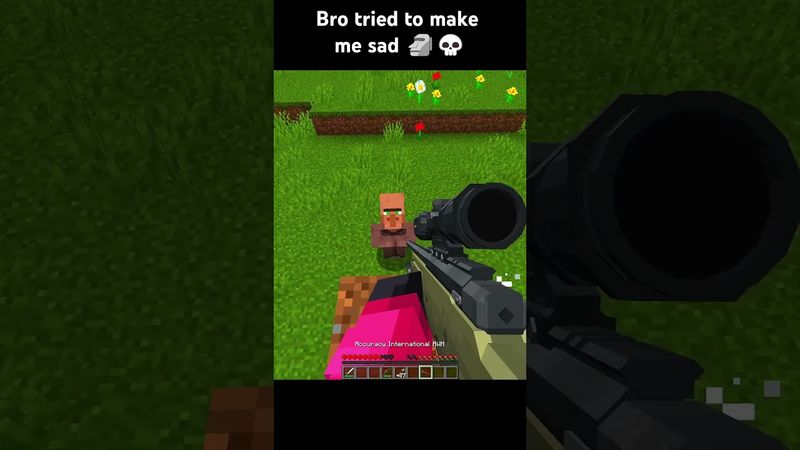 Minecraft Villager Meme 🗿💀 #minecraft #memes #gaming