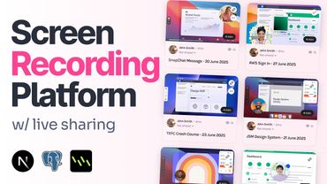 Build and Deploy a Full Stack Screen Recording & Video Sharing Platform | Next.js, Better Auth