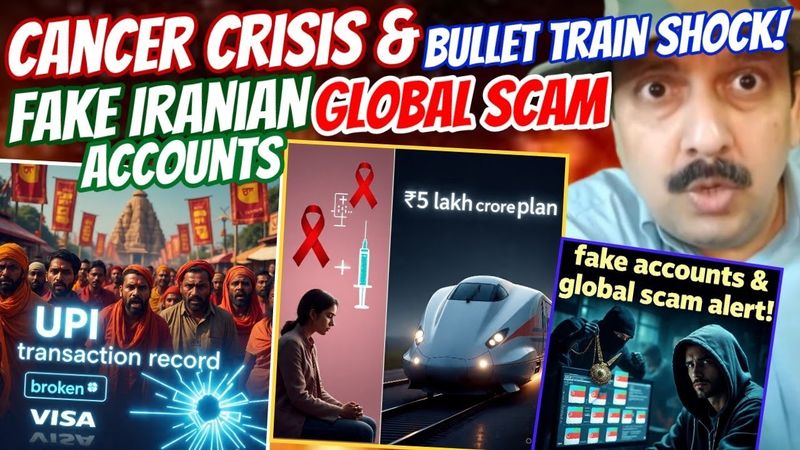 Temple Protests, UPI Boom, HPV Alert & Fake Iranian Accounts Exposed, Bullet Train Plan, Global Scam