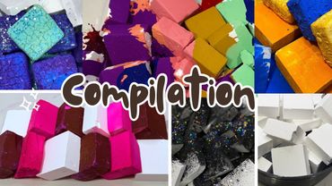 Soft dyed Blocks Compilation Video | sleep aid | Gym Chalk asmr #editsofasmrworld1197