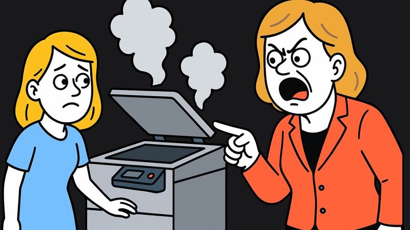 Прохлаждаюсь На Работе, Потому Что Завистливая Директорша Запретила Мне Чинить Сканер