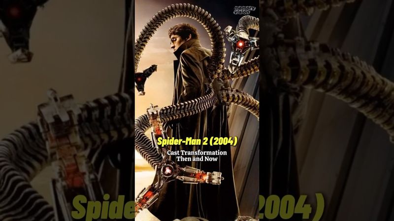 Spider-Man 2 (2004) - Memorable Cast Transformation Then and Now