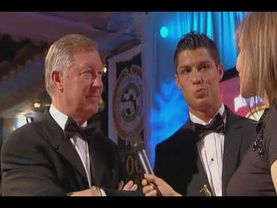 Cristiano Ronaldo 06-07 season award ceremony