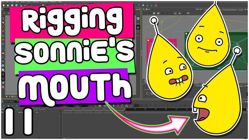 RIGGING Sonnie's MOUTH | Toon Boom Harmony Rigging Tutorial | Part 11