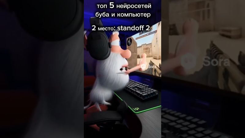 топ 5 нейросетей буба и компьютер #tiktok #прикол #рекомендации #мемас