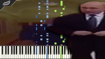 Song For Denise (Wide Putin Meme) | Synthesia piano tutorial