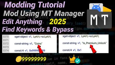 Modding Tutorial || Mod Using MT Manager || Android 2025