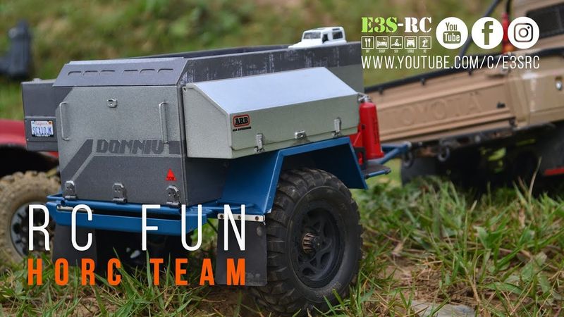 E3S- RC Fun Day/ Land Cruiser 70/ Defender 90/ Hilux Truggy/ Jeep Comanche/ RC Camper Trailer