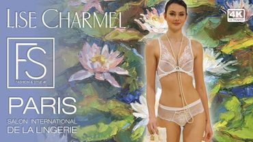 LISE CHARMEL Couture Lingerie Paris 2023 4K UHD EXCLUSIVE INTERVIEW Full Fashion Show Bikini Models.