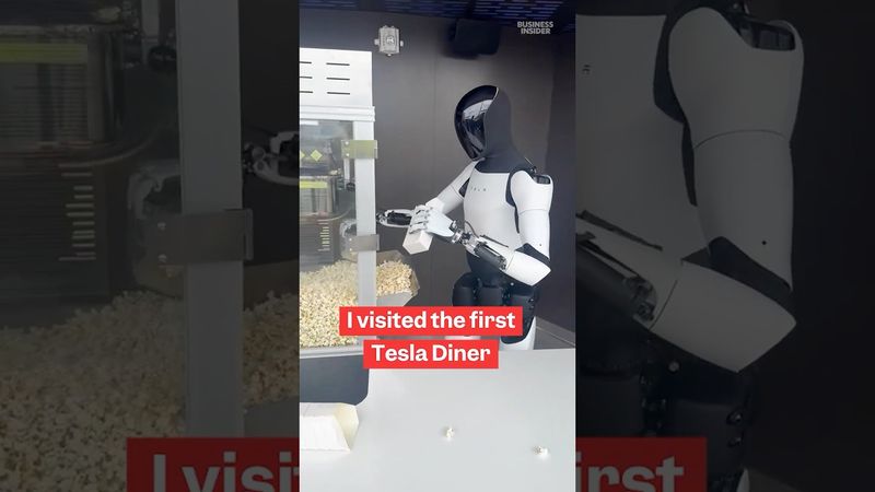 #Musk's new futuristic #Tesla Diner is part eatery, part #Supercharging station. #tech