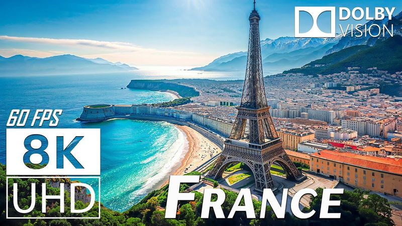 WONDERS OF FRANCE | Most Amazing Places, Villages & Fun Facts | 8K Scenic Relaxation