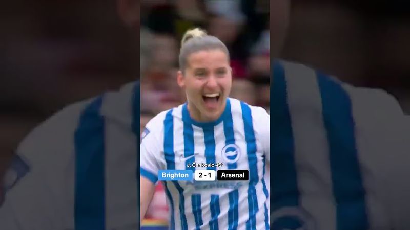 BRIGHTON WERE OUT FOR REVENGE 🥵 #barclayswsl #brightonwomen #arsenalwomen @officialbhafc