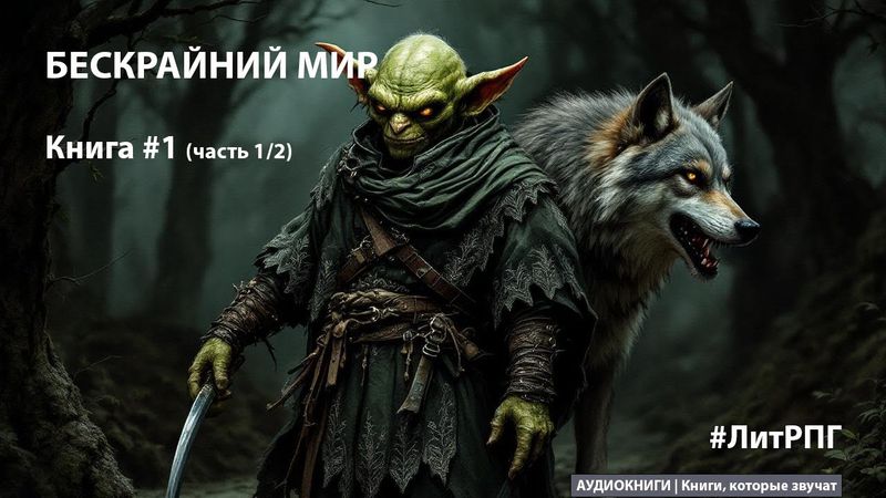 Бескрайний мир. Книга 1 (часть 1/2) | ЛитРПГ | АУДИОКНИГА | ФЭНТЕЗИ | LitRPG | ПРИКЛЮЧЕНИЯ