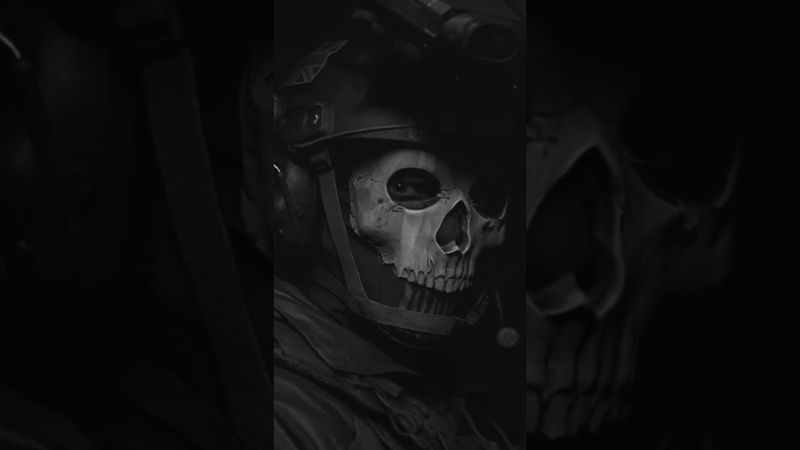 Live Wallpaper 4K of Ghost From call of duty