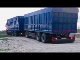 Камаз 6520 Зерновоз (Сдаёт Задом) 63 Тонны Кукурузы #PEREGRUZ