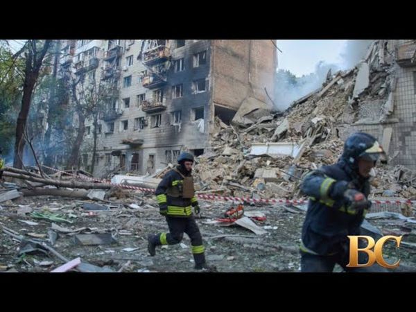 Overnight Russian attack on Ukraine kills 15 and injures 156