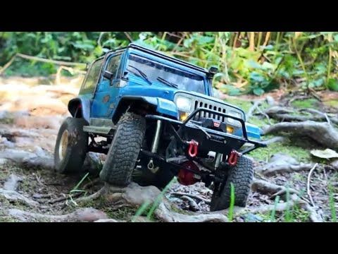 RC4WD X Tamiya Jeep Wrangler in the wild: scale RC off road
