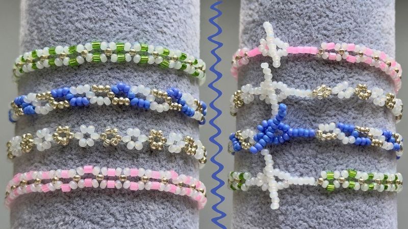 Як робити красиві браслети з бісеру для початківців. БЕЗ ЗАСТІБКИ 🔥