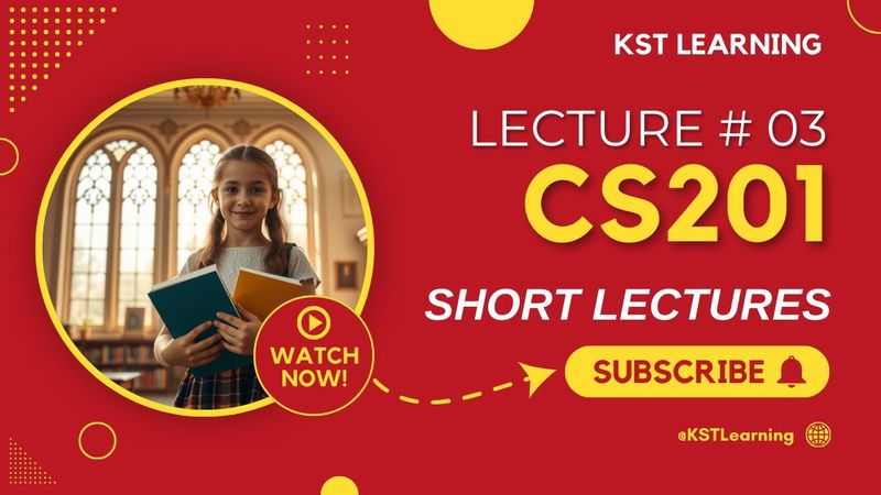 CS201 Short Lecture - 03 | VU Short Lecture | Introduction to Programming in (Urdu / Hindi)
