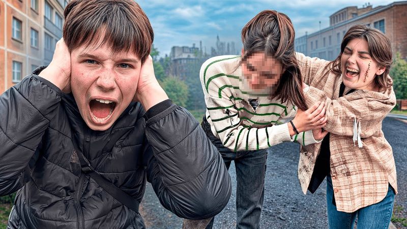 ЖЕНЩИНЫ ПОДРАЛИСЬ ИЗ-ЗА ШКОЛЬНИКА