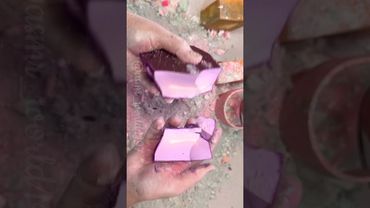 Grape 🍇 Purple #oddlysatisfying #relax #gymchalkasmr #gymchalk #asmr