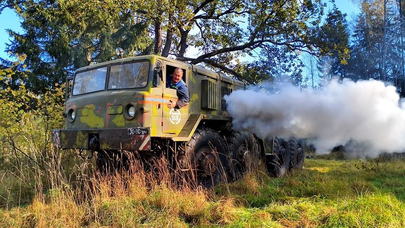МАЗ 537 оживление и выезд после утопления