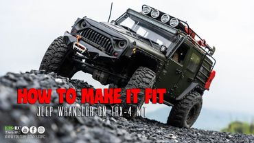 HOW TO MAKE RC JEEP WRANGLER ON TRX-4 HARD BODY BUILD