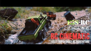 RC4WD Toyota Land Cruiser 70 & Hilux - Defender D90/ RC ADVENTURE - Winch Truck Challenge #1