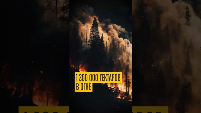 Это катастрофа. Леса горят