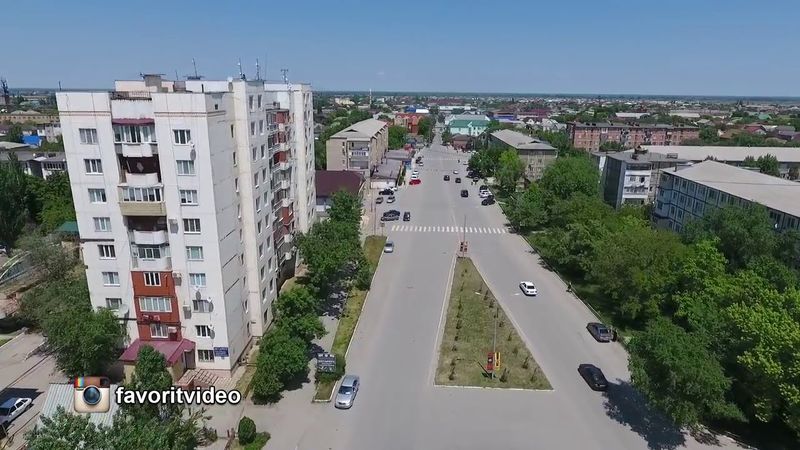 Дагестан. Город Кизилюрт с высоты птичьего полета (29 мая 2017 года)