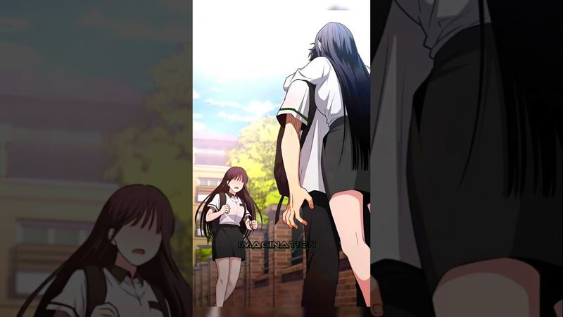 A girl kissed in front of everyone in school (The Shaman's Blade)