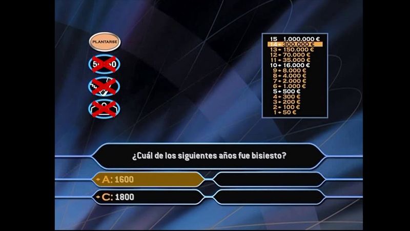 50×15 ¿Quiere ser millonario? (DVD Game) - 1ª edición [4 Jugadores (4 Players - Gana El Millón]