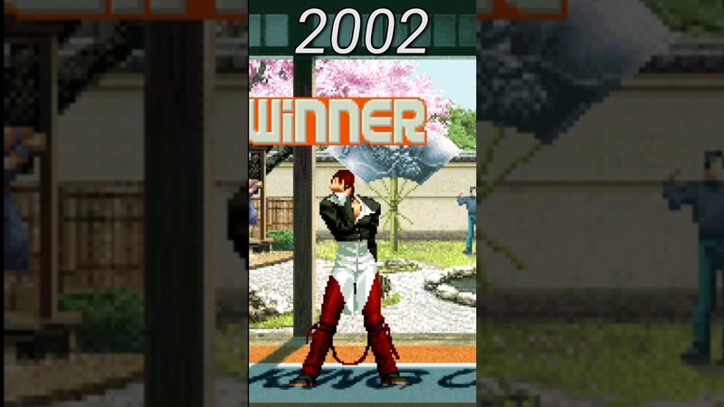 Iori Yagami laugh evolution [The King of Fighters 1995-2021] #Shorts