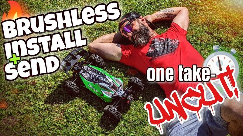 The $149 Arrma Typhon 4x4 Mega gets a 'TIMED' Brushless Conversion & 1st SEND!! 😲 One Shot-UNCUT!!!