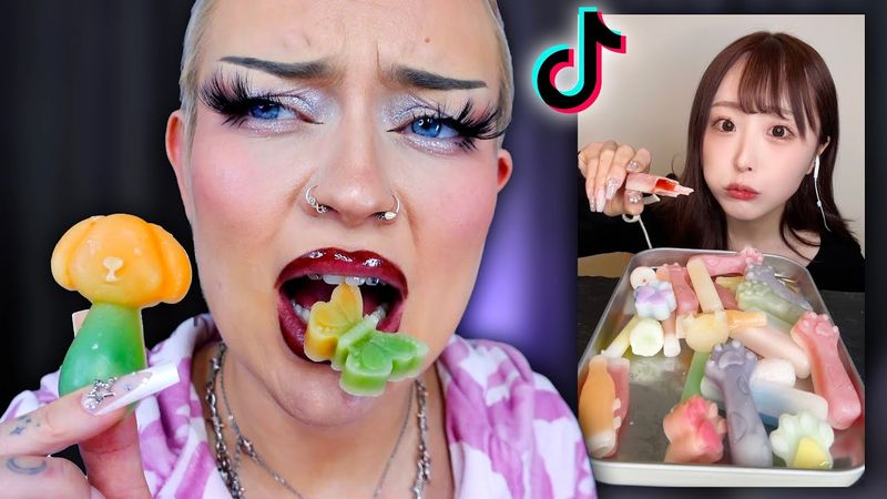 Tik Tok candy is destroying my teeth once again (frozen wax candy???)