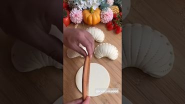 Magical Oriental Dough#Dough Shape#Dumpling Tutorial#Shell Bread#Creative Bun#贝壳面包#创意面点