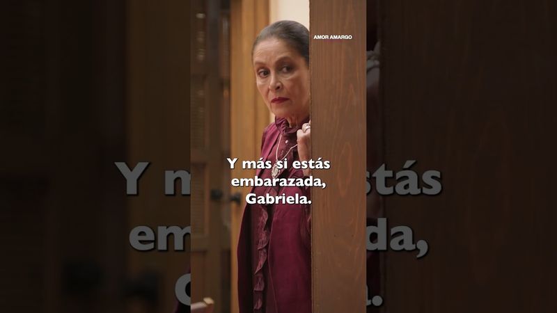 Leonor se entera de que Gabriela está embarazada #AmorAmargo #Uninovelas