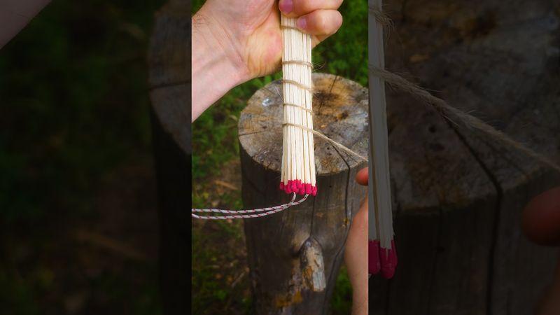 Super IDEA for Survival & camping #lifehacks #bushcraft #outdoors