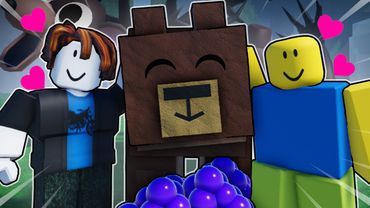 99 NIGHTS IN THE FOREST, BUT BEAR IS FRIENDLY! Roblox Animation