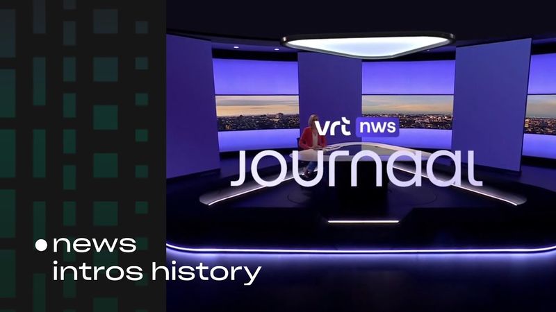 [🇧🇪] History of VRT NWS Journaal intros since 1953