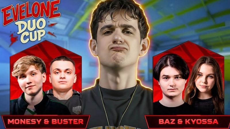 ЭВЕЛОН НОВЫЙ ТУРНИР 2 на 2 КС2 #5 / БУСТЕР и МОНЕСИ vs БАЗ и КИЙОСА / EVELONE CS2 M0NESY BUSTER
