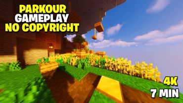 Minecraft Parkour 7 Minutes Free To Use Gameplay 4K | 65