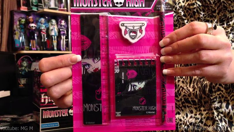 Аксессуары серии Школа Монстров Monster High обзор на русском