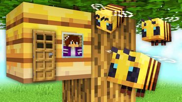 Я УМЕНЬШИЛСЯ И СПРЯТАЛСЯ ОТ ЖИТЕЛЕЙ В ПЧЕЛИНОМ УЛИЕ В МАЙНКРАФТ