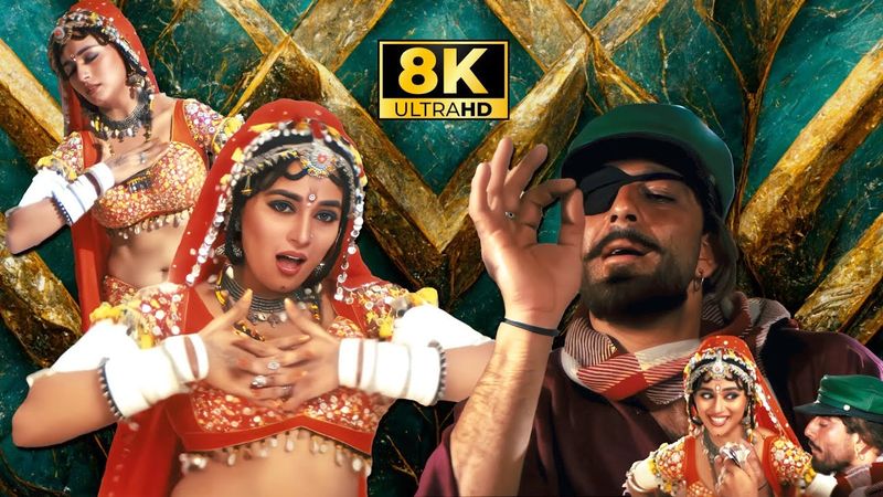 Choli Ke Peeche Kya Hai 8K Full Video Song !! Sanjay Dutt & Madhuri Dixit | Alka Yagnik & Ila Arun 🔥