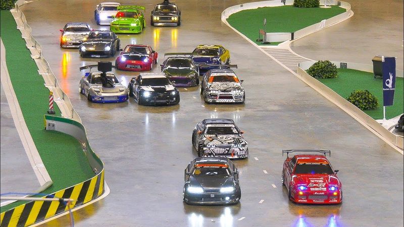 MEGA RC MODEL DRIFT CARS IN ACTION!! *REMOTE CONTROL DRIFT, RC NISSAN, RC TOYOTA